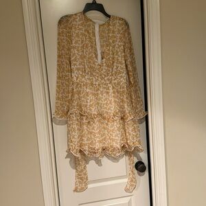 Yellow floral romper from hello Molly